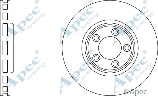 APEC BRAKING Jarrulevy DSK976